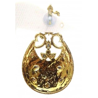 Gold Chand Bali Earring Jhumka Fashion Jewelry Boho Chich Drop Dangle Long E54